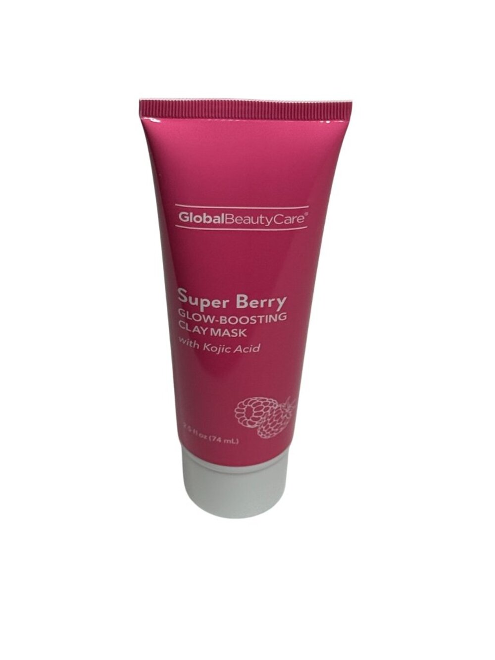 Global Beauty Care Super Berry Glow Clay Mask Kojic Acid 2.5 oz New
